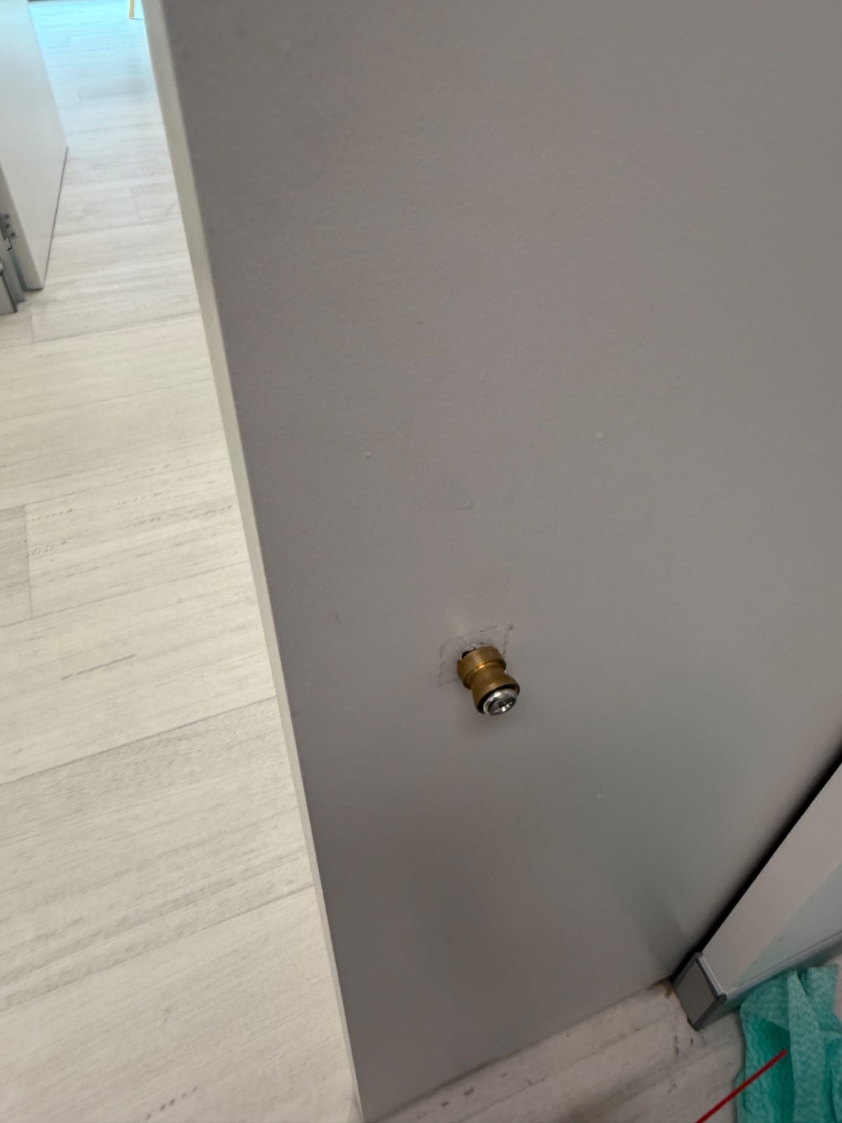Medical facility within RNSH, Artarmon: large door handle cam fitting repair