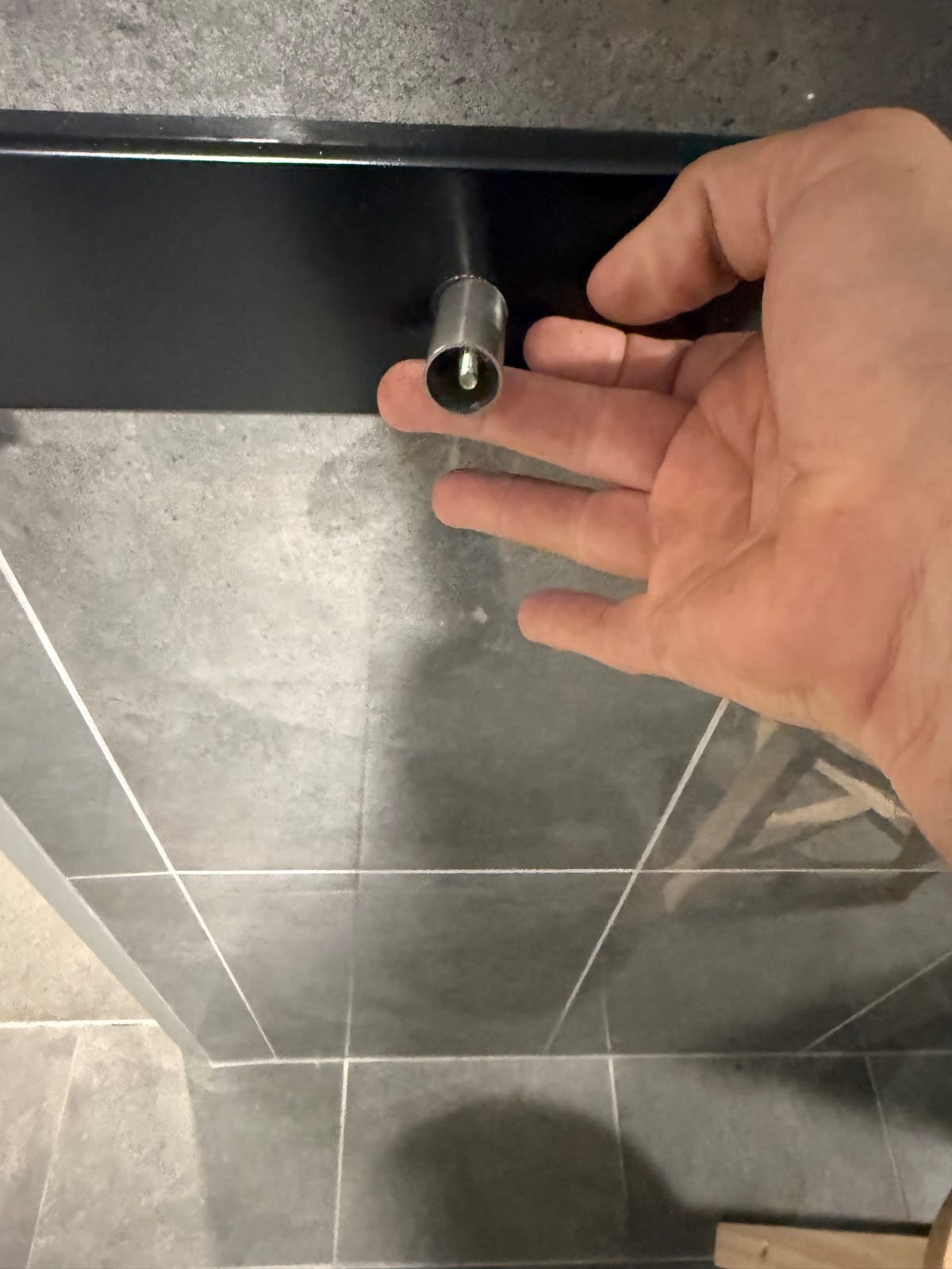 Door handle repairs at a St Leonards restaurant