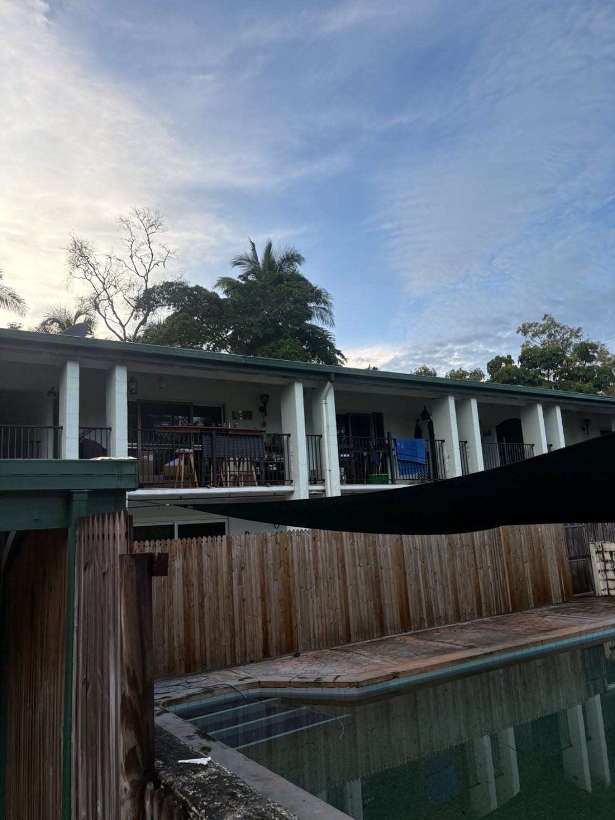 Before the repaint at the San Elena apartments, Holloways Beach