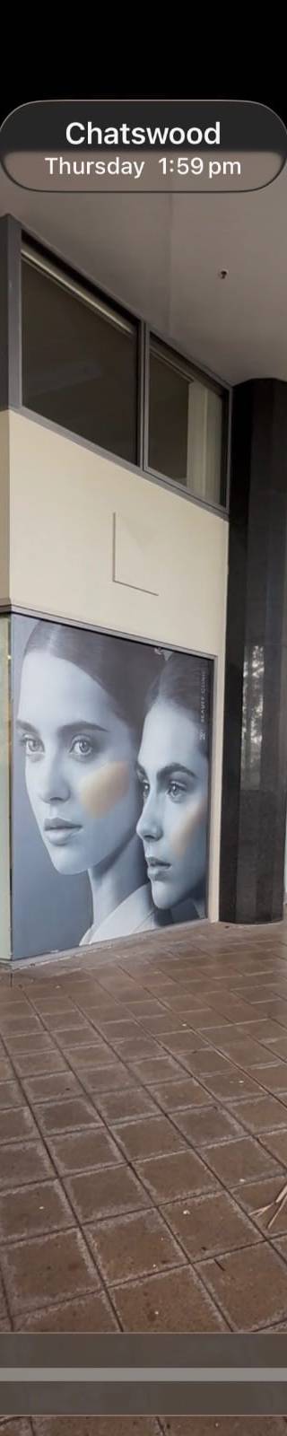 Decal signage removal and make good on a commercial tenancy in Chatswood