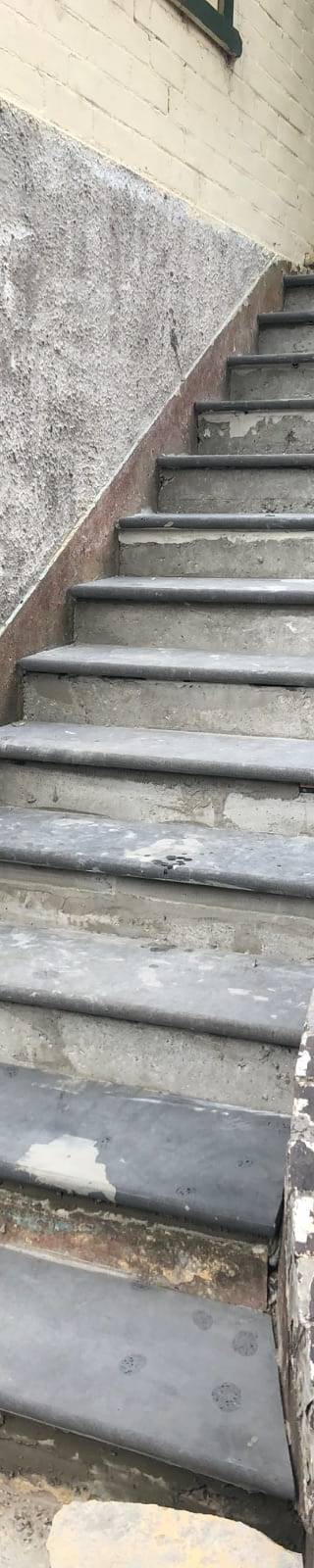 Staircase rebuild in Lane Cove with bullnose formed stone stair treads